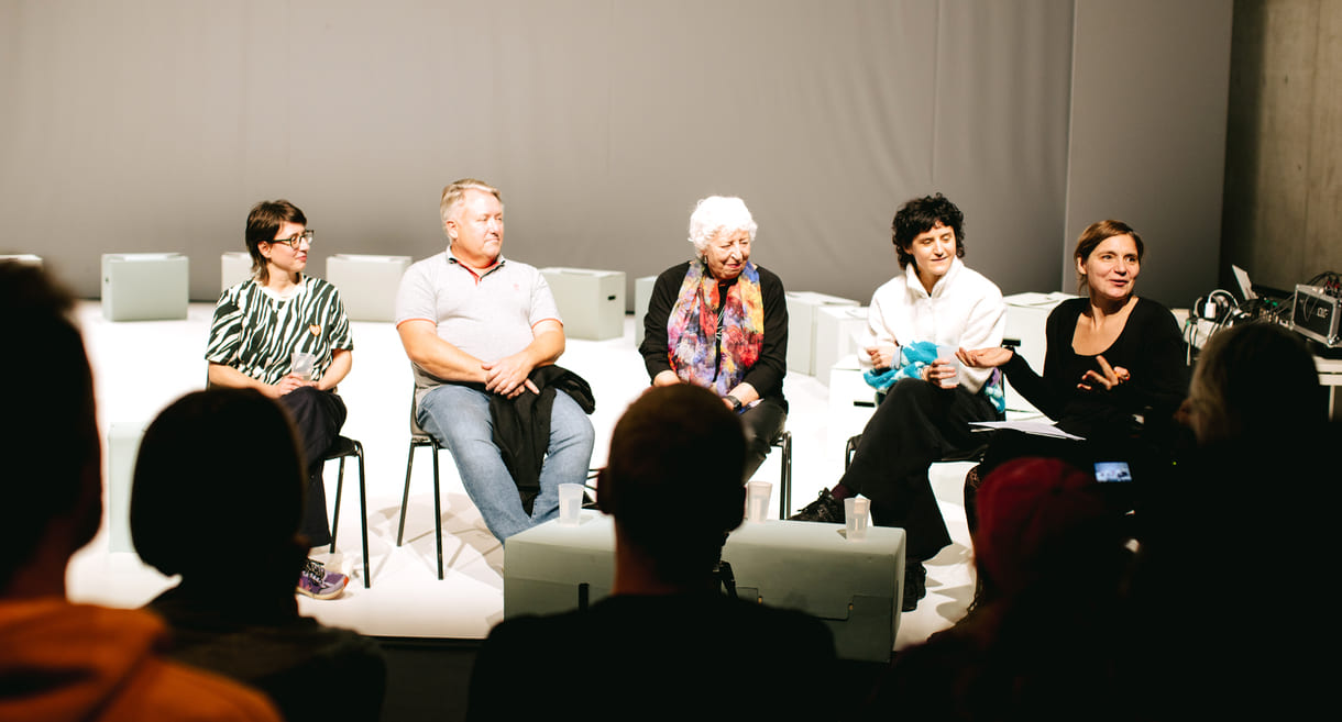 Publikumsgespräch nach der Premiere von 