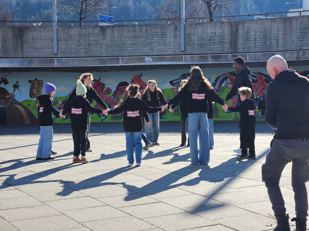 Foto aus dem Dreh zum Tanzvideo