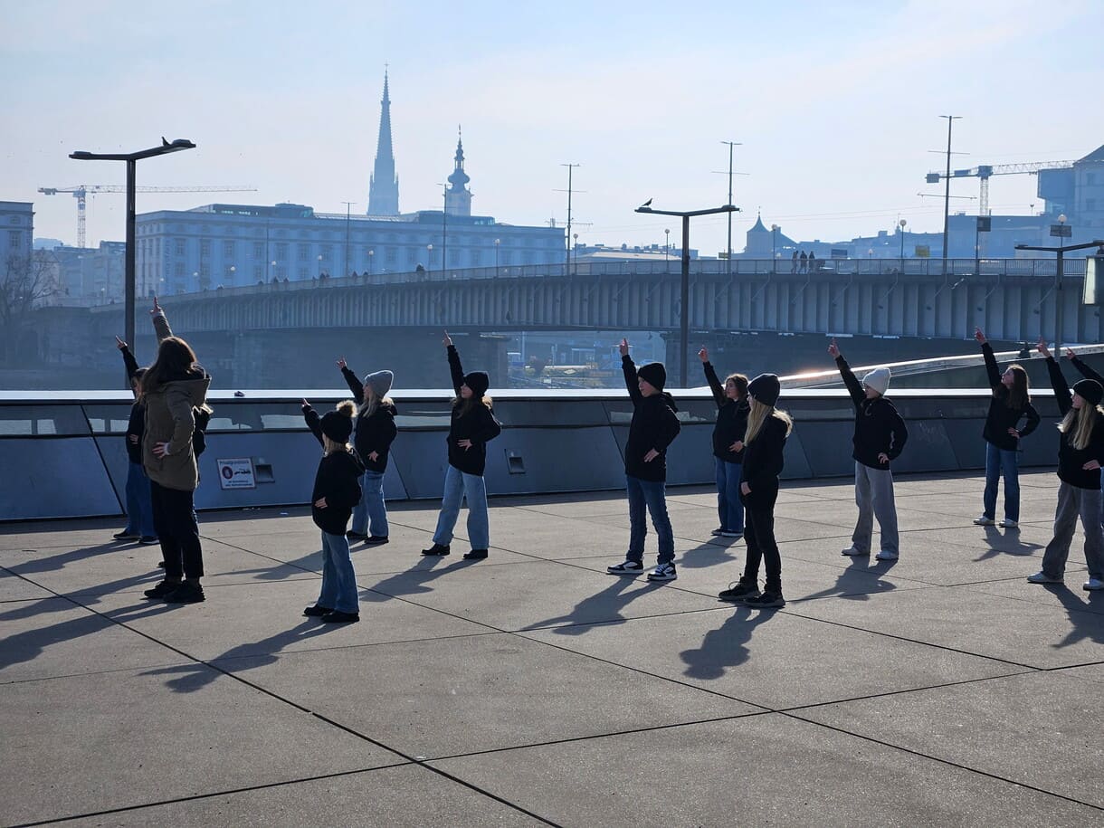 Foto aus dem Dreh zum Tanzvideo