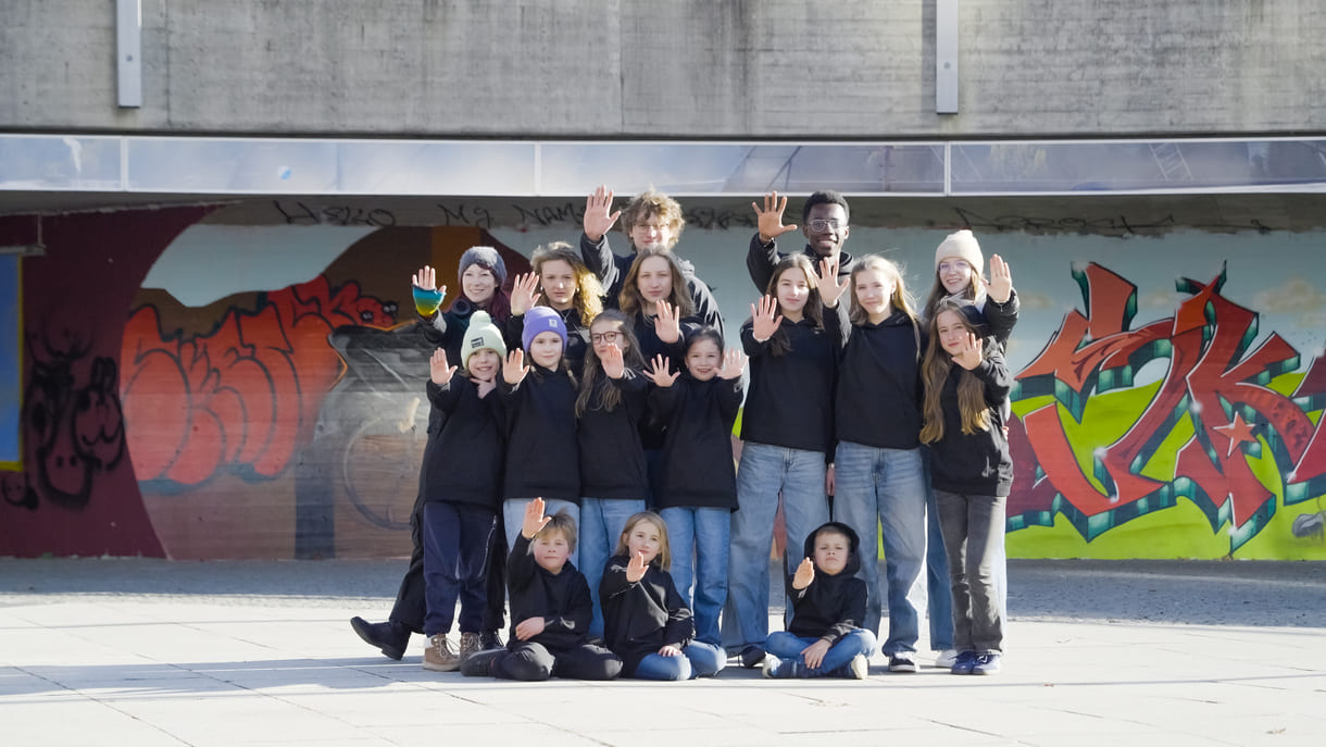 Foto aus dem Dreh zum Tanzvideo