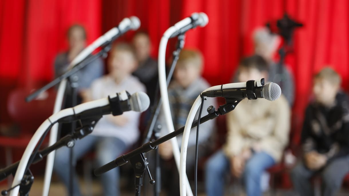 Szenenfoto aus einer Grazer Schulklasse bei 