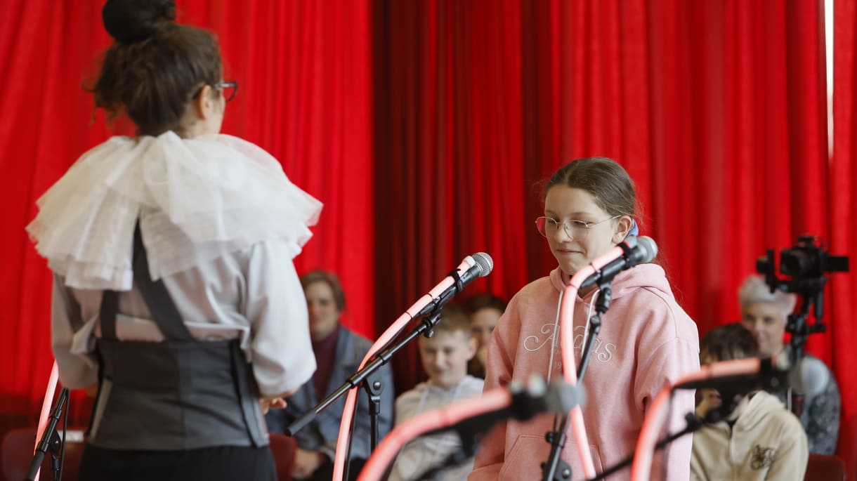 Szenenfoto aus einer Grazer Schulklasse bei 