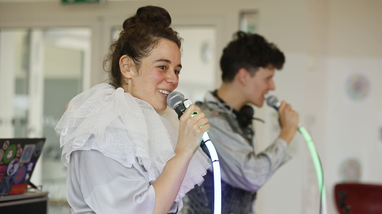 Szenenfoto aus einer Grazer Schulklasse bei 