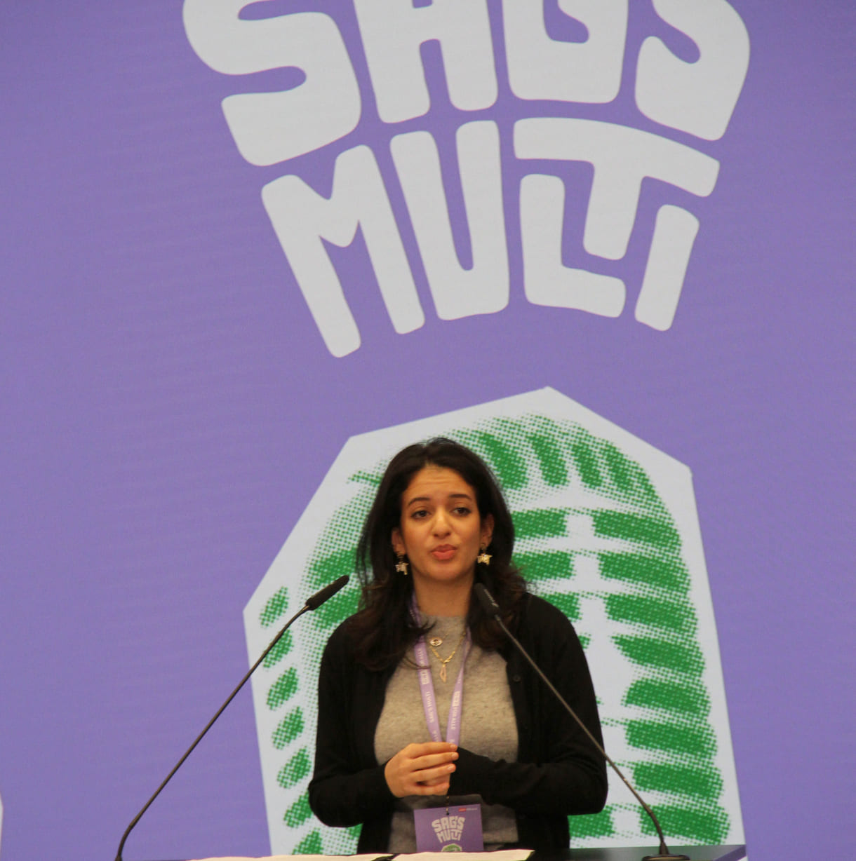 Aya Farhat aus der BAfEP - Bildungsanstalt für ElementarPädagogik Strebersdorf sprach Englisch (und Deutsch sowieso)