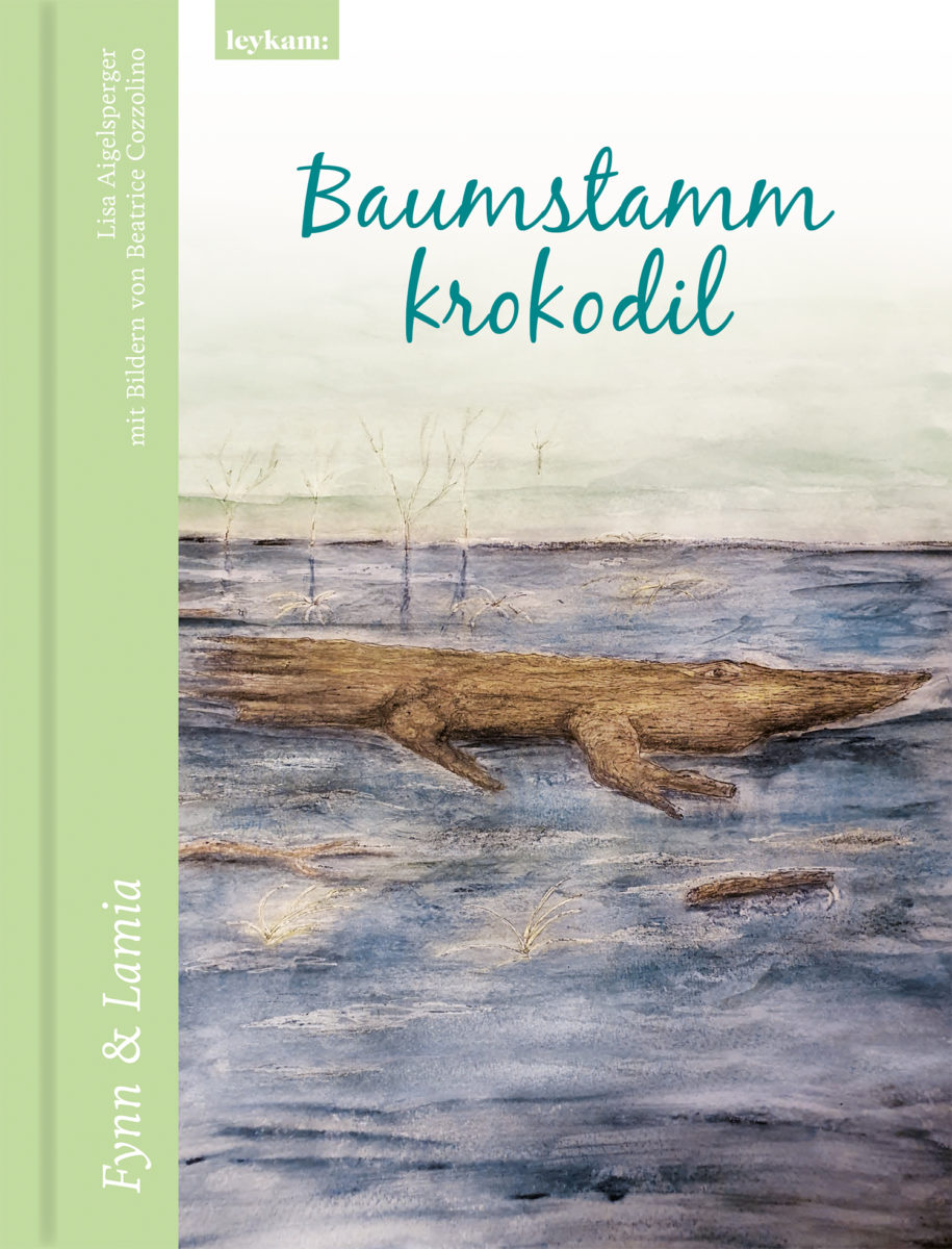 Titelseite des Buches "Baumstammkrokodil"