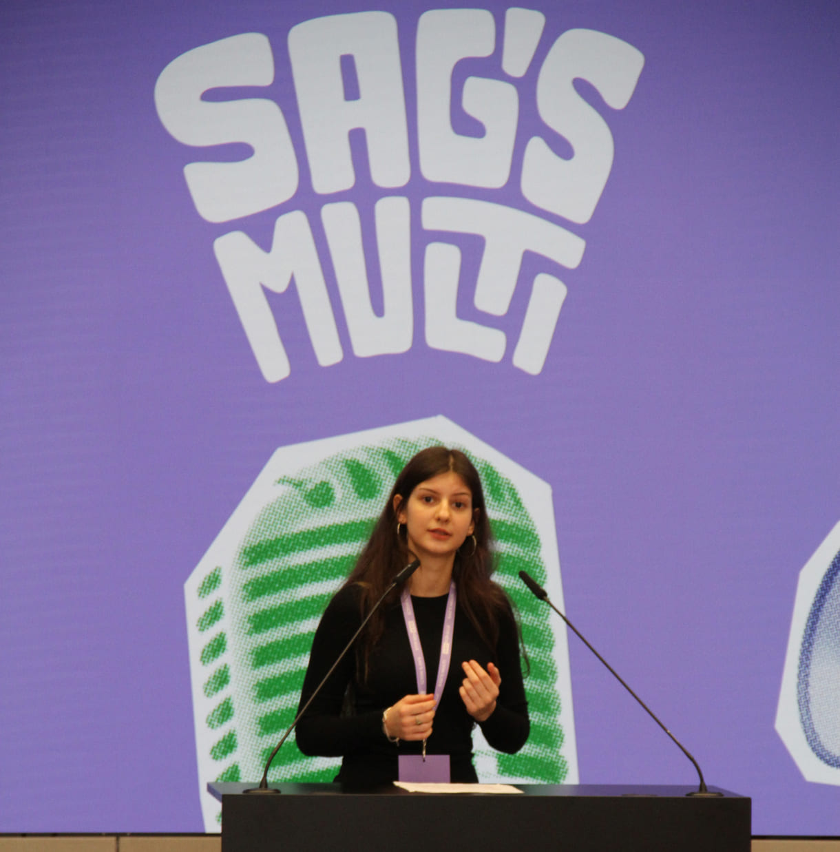 Catinca Militaru (Vienna European School) sprach Rumänisch - und natürlich Deutsch