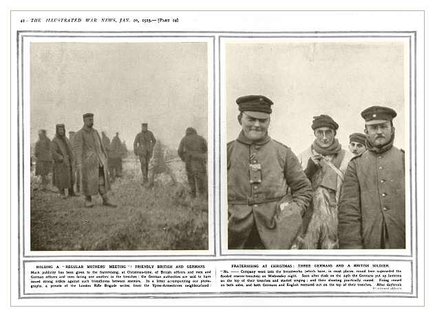 Fotos und Bildtexte aus Times of London, (Februar 1915)