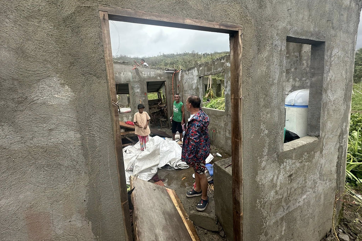 Nach dem Taifun unterstützt die DKA auf den Philippinen Projekte zum Wiederaufbau von Wohnhäusern