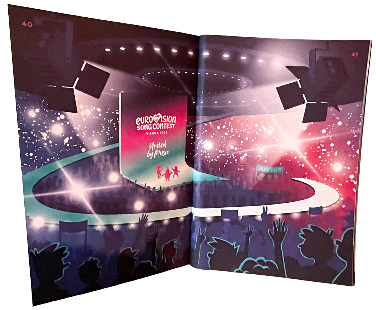 Doppelseite aus dem Büchlein 