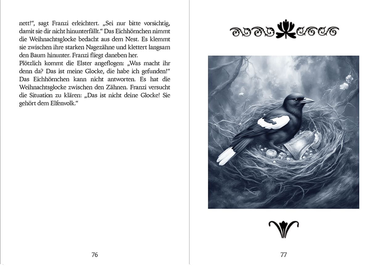 Doppelseite aus dem Buch 