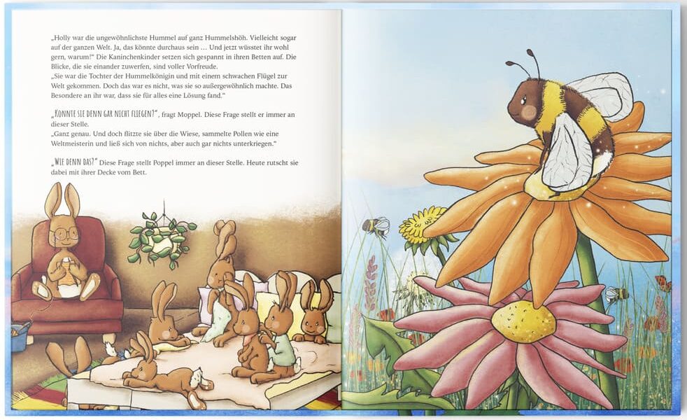 Doppelseite aus dem Bilderbuch 