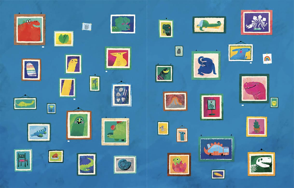 Doppelseite aus dem Bilderbuch 