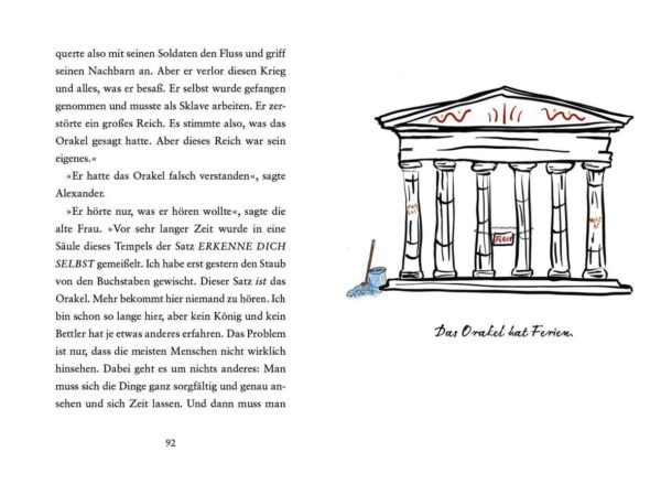 Doppelseite aus "Alexander"