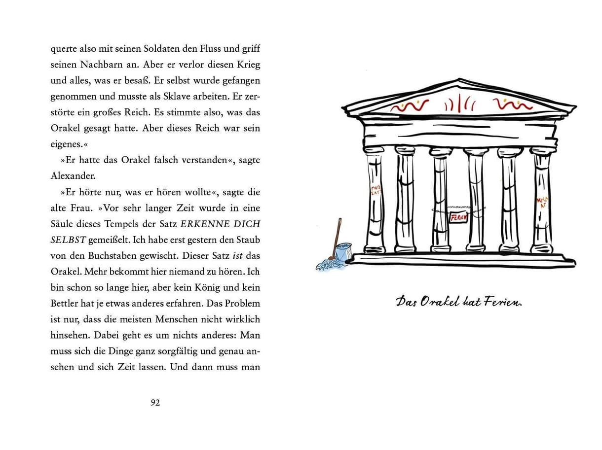 Doppelseite aus "Alexander"