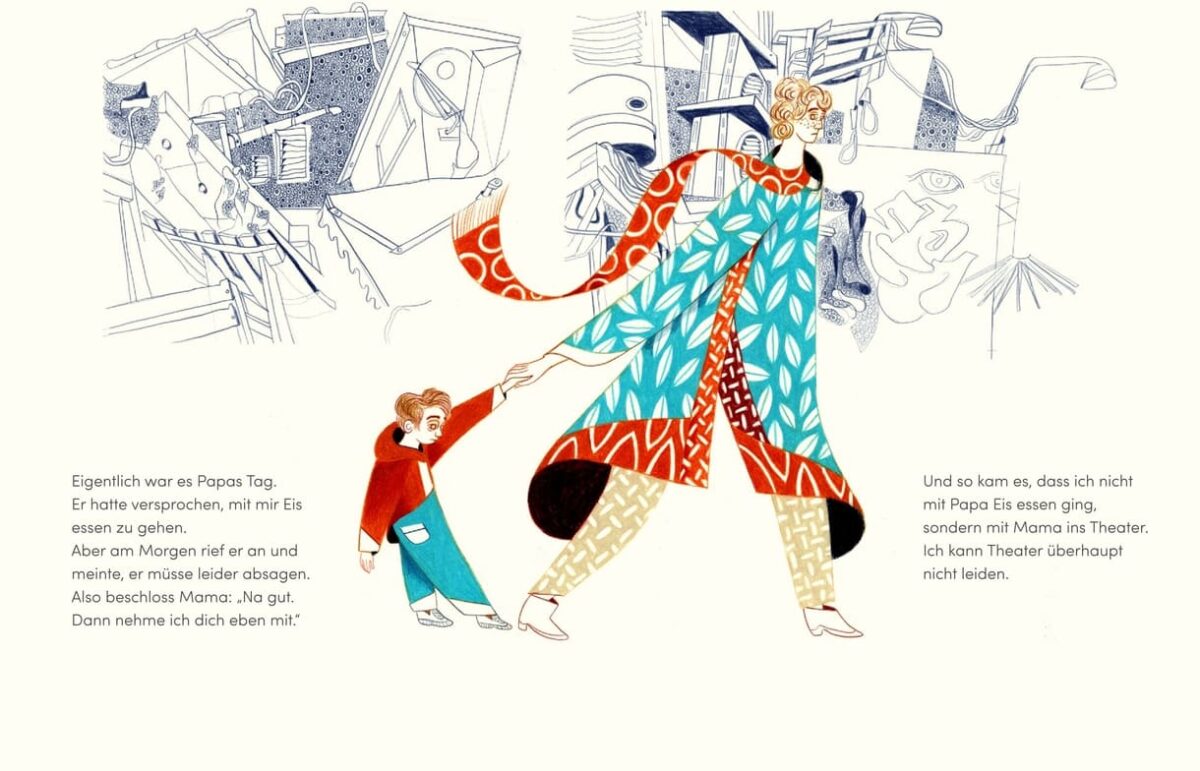 Doppelseite aus dem Bilderbuch "Bravo!"