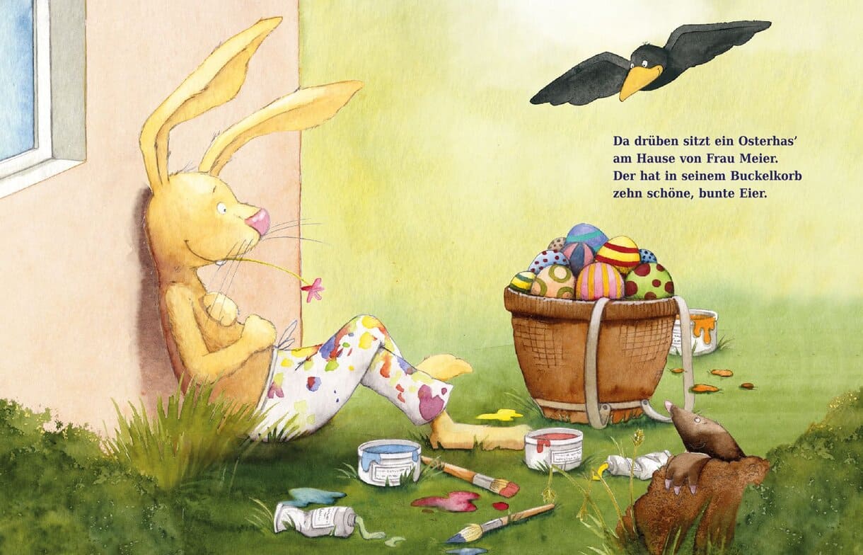 Doppelseite aus dem Bilderbuch 