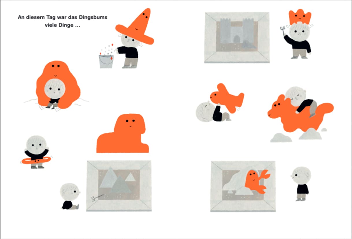 Doppelseite aus dem Bilderbuch 