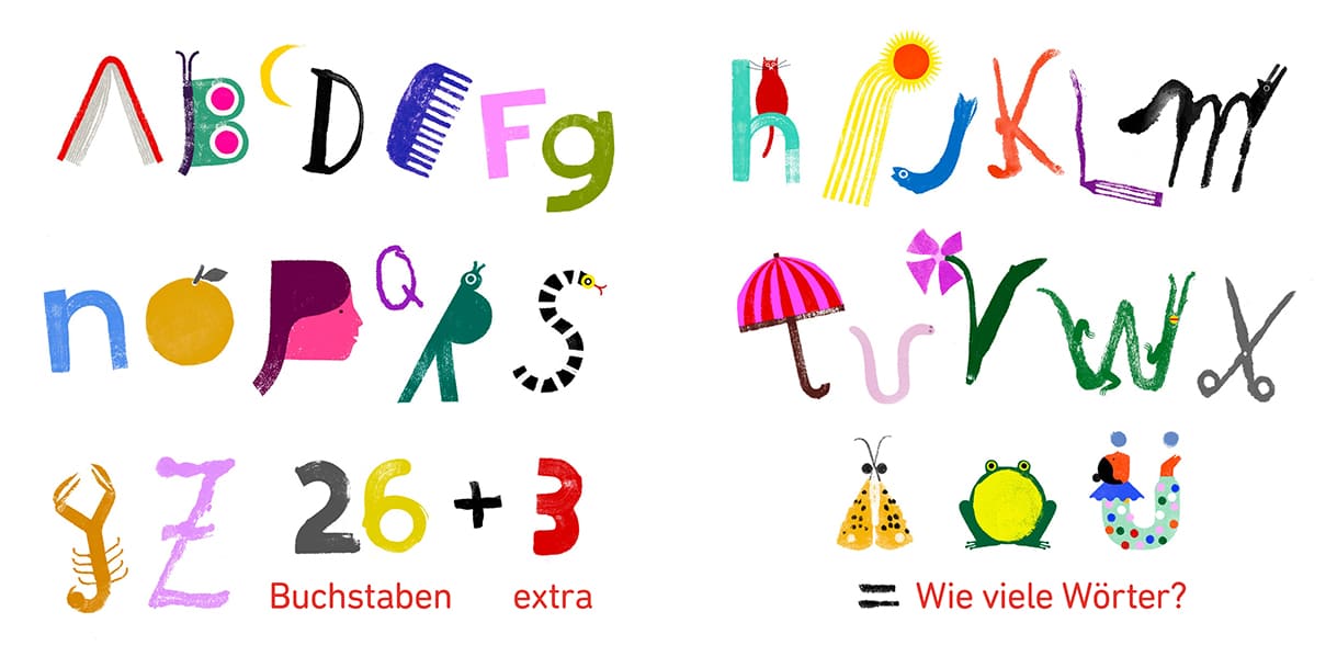 Doppelseite aus dem Bilderbuch 