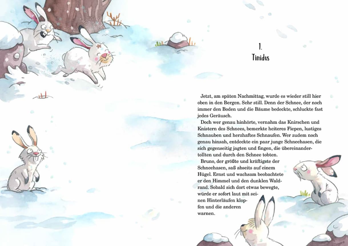 Doppelseite aus dem Buch "Die größte Freundschaftsgeschichte der Welt"