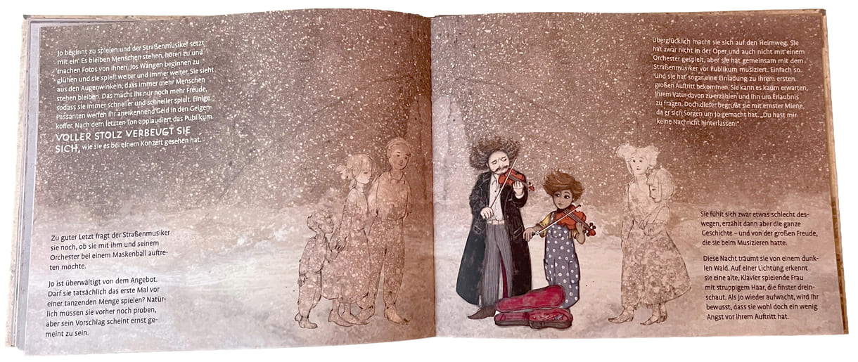 Doppelseite aus dem Bilderbuch 