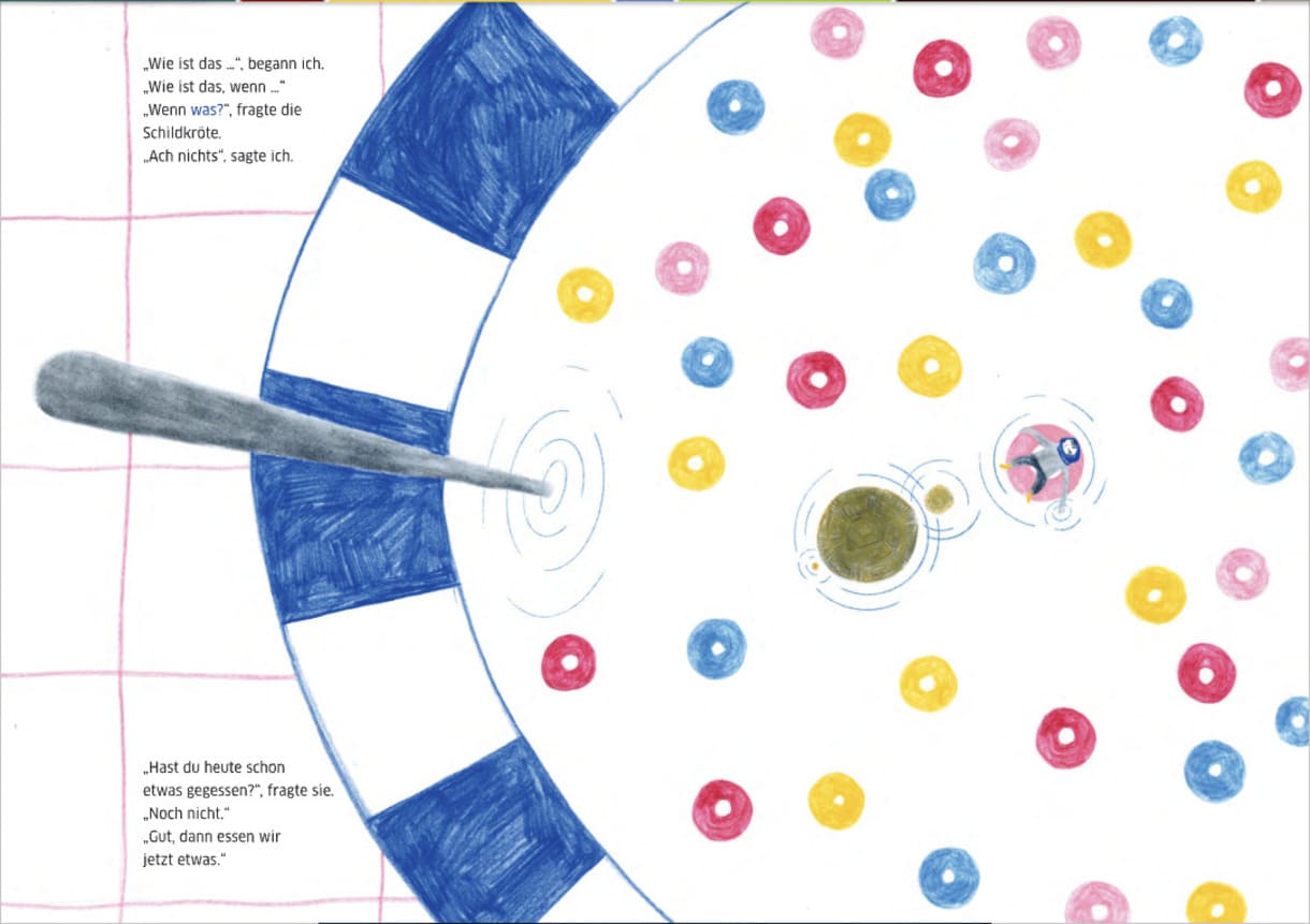 Doppelseite aus dem Bilderbuch 