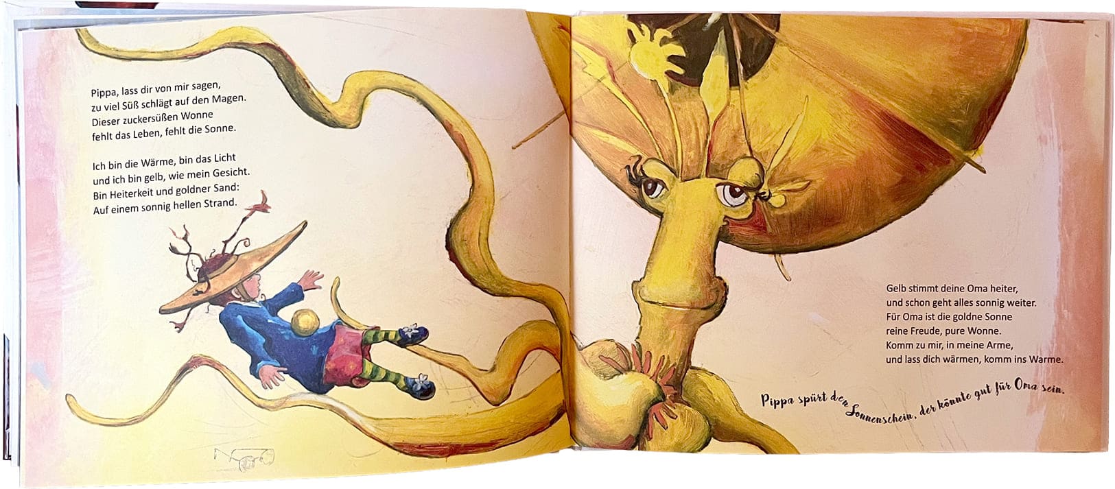 Doppelseite aus dem Bilderbuch 