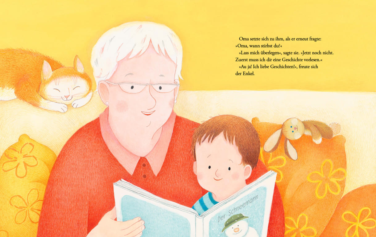 Doppelseite aus dem Bilderbuch 