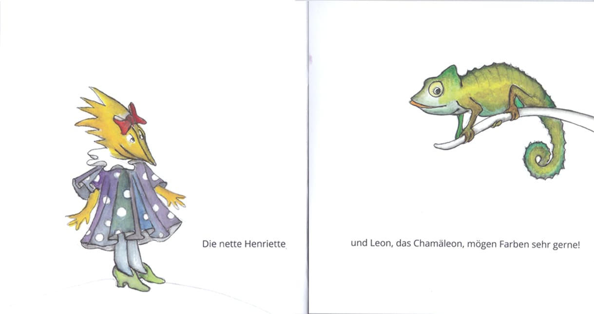 Doppelseite aus dem Buch 