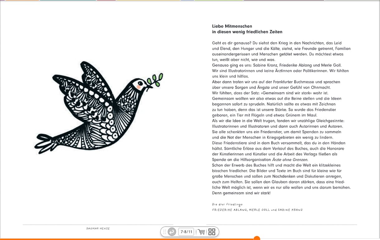 Doppelseite aus dem Buch 