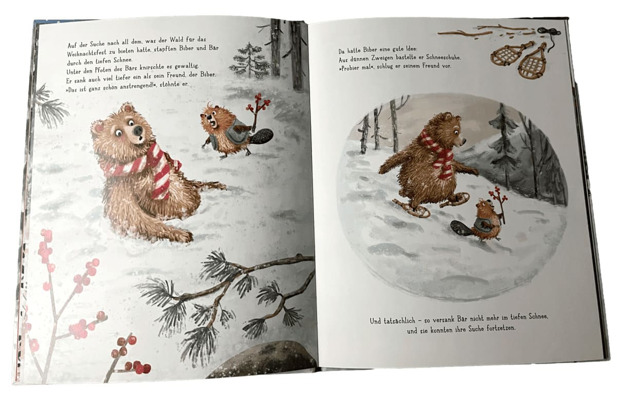 Doppelseite aus dem Bilderbuch 