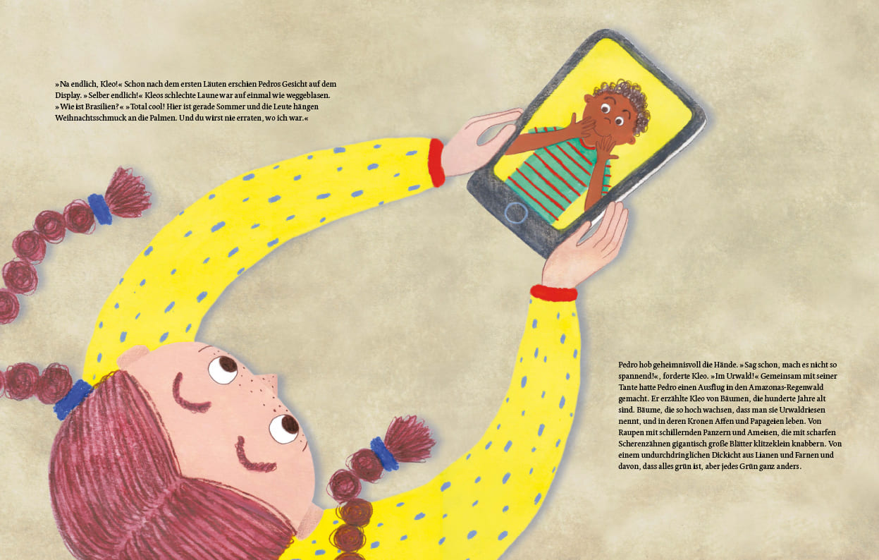 Doppelseite aus dem Bilderbuch 