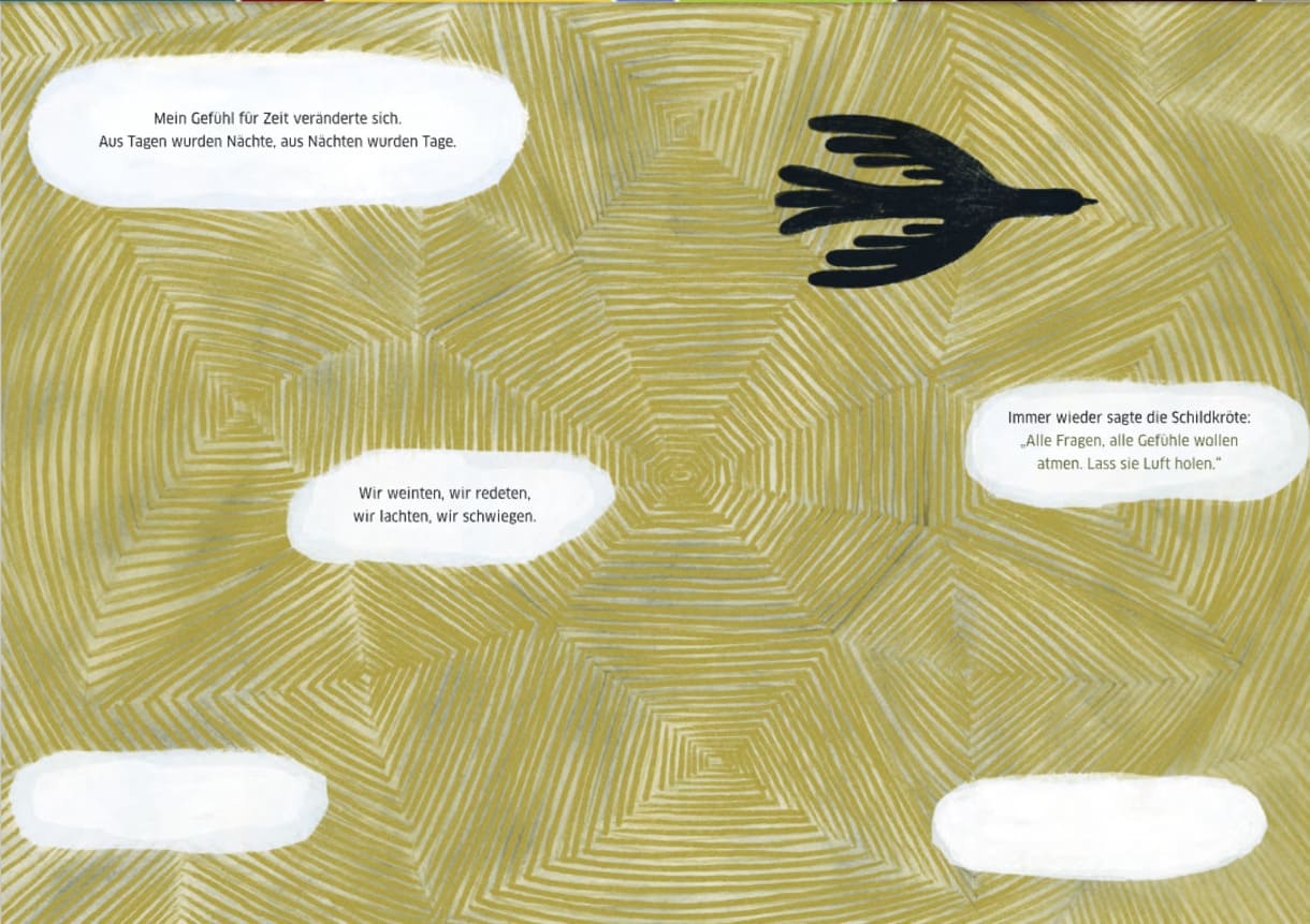 Doppelseite aus dem Bilderbuch 