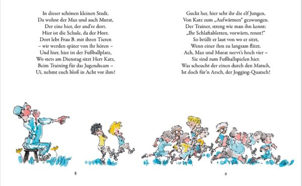 Doppelseite aus "Max und Murat"