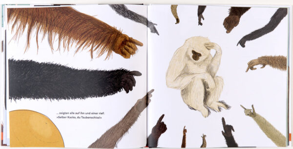 Doppelseite aus dem Bilderbuch "großer Stunke"