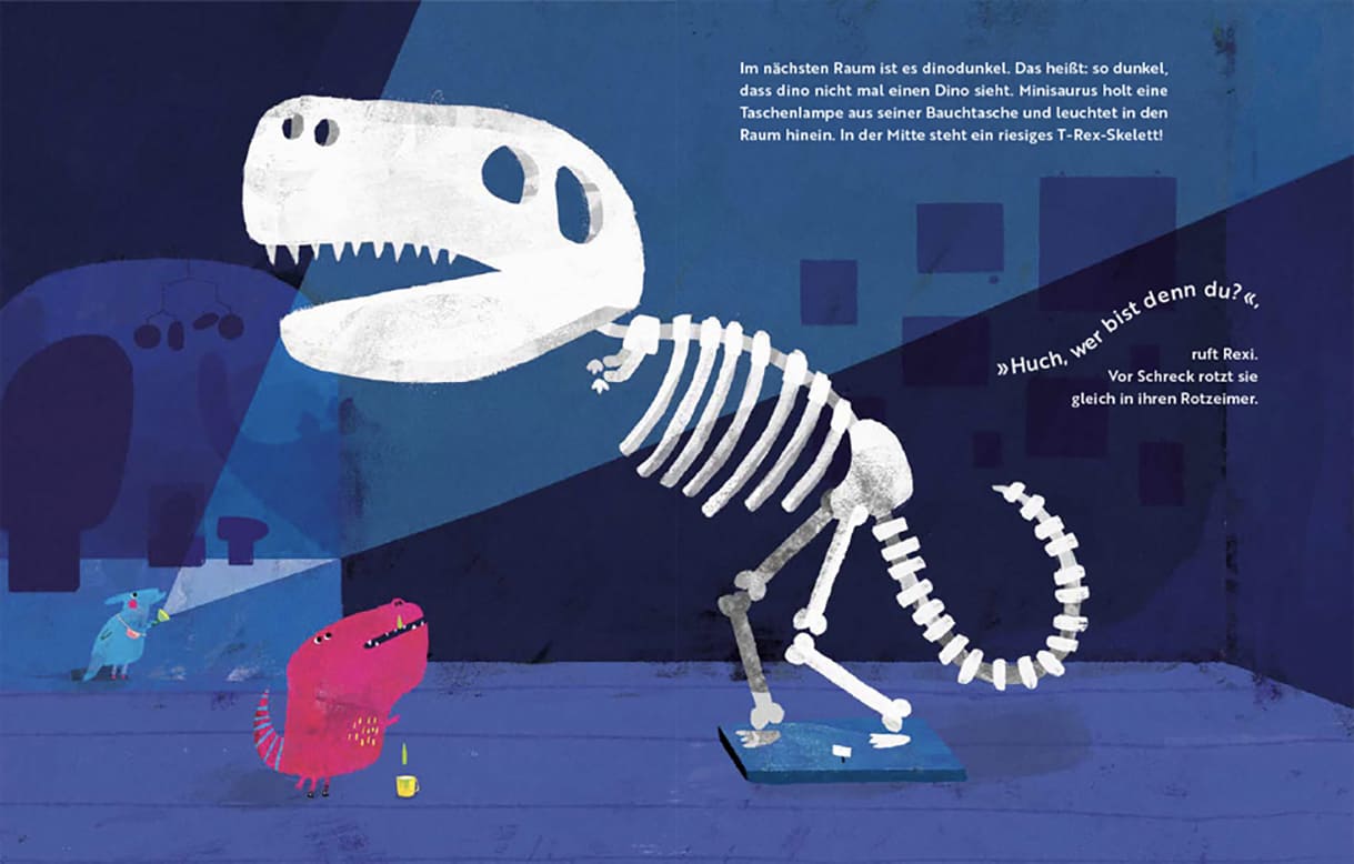 Doppelseite aus dem Bilderbuch 