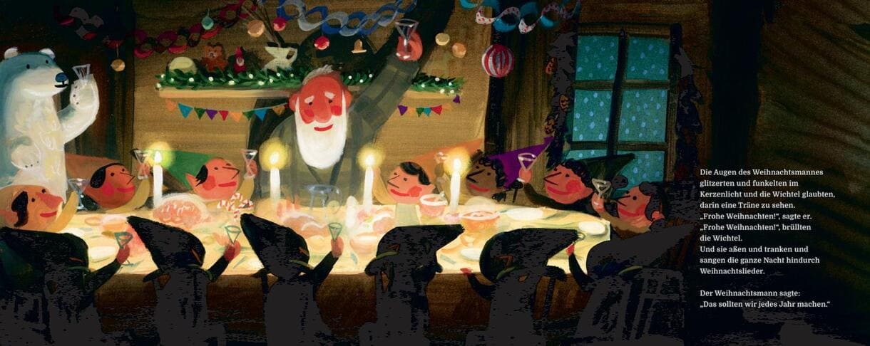 Doppelseite aus dem Bilderbuch 