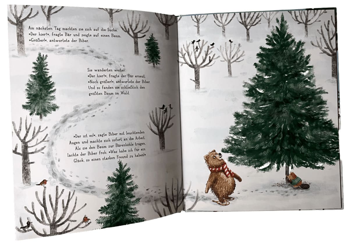 Doppelseite aus dem Bilderbuch 