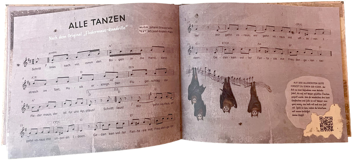 Doppelseite aus dem Bilderbuch 