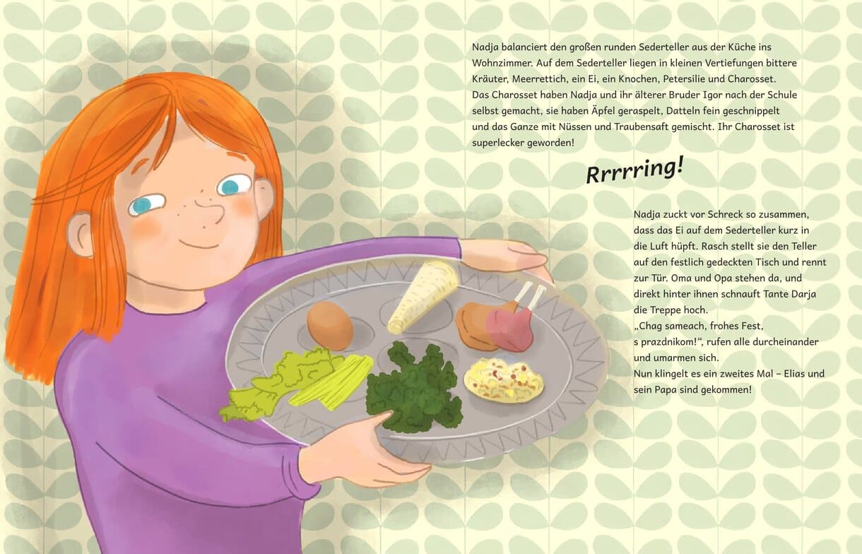 Doppelseite aus dem Bilderbuch 