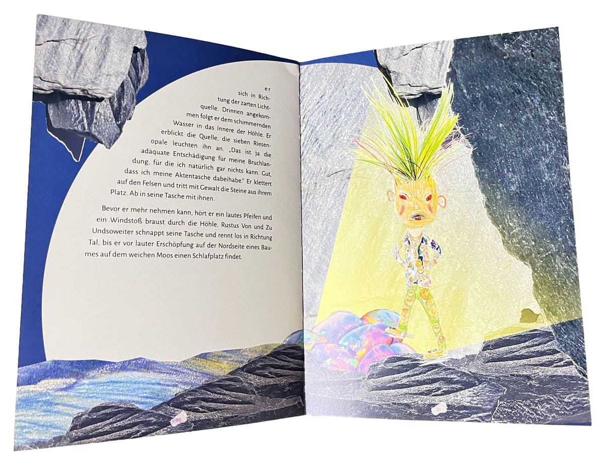 Doppelseite aus dem Bilderbuch 