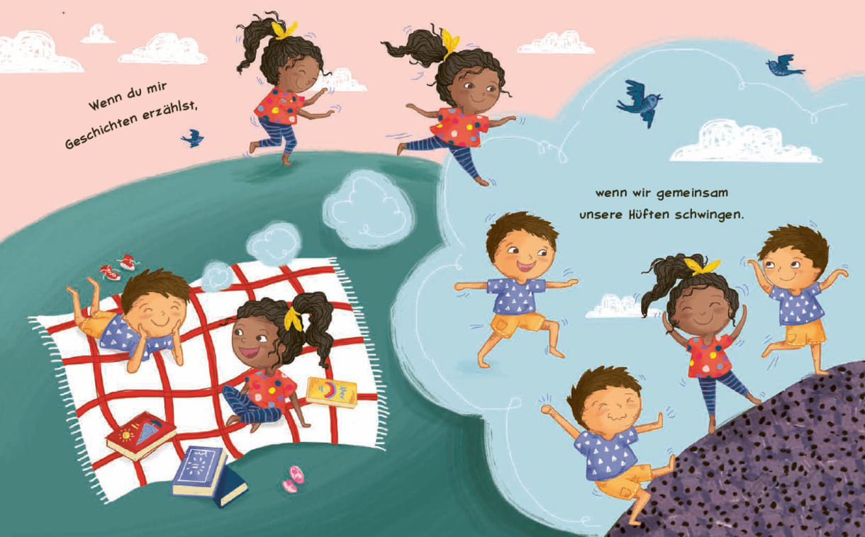 Doppelseite aus dem Buch 