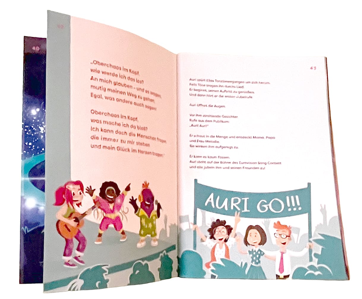 Doppelseite aus dem Büchlein 