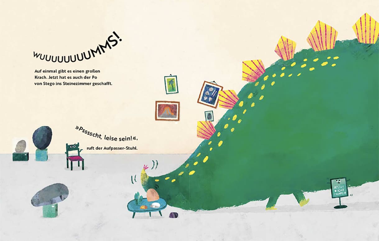 Doppelseite aus dem Bilderbuch 