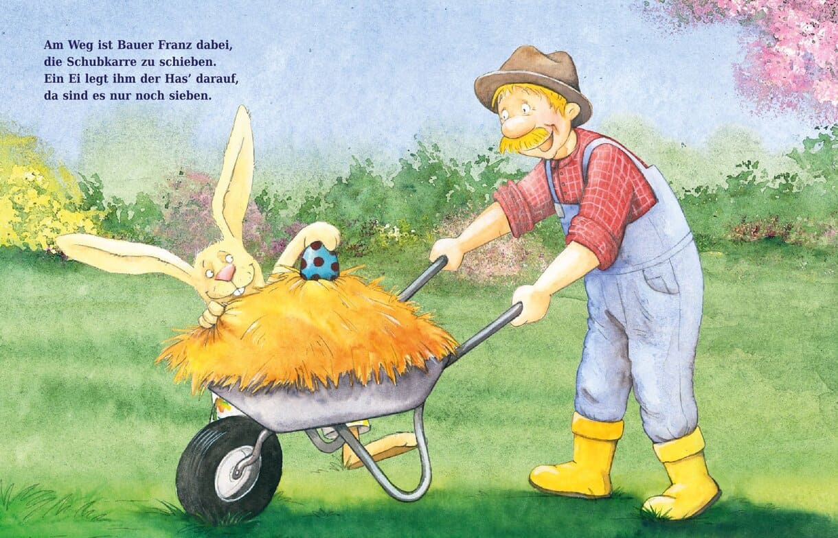 Doppelseite aus dem Bilderbuch 