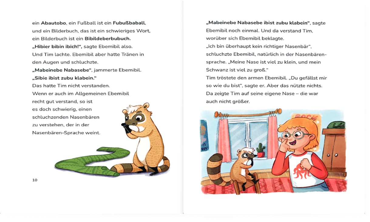 Doppelseite aus dem Buch 