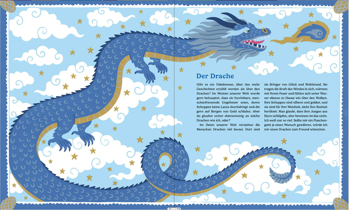 Doppelseite aus dem Bilderbuch 