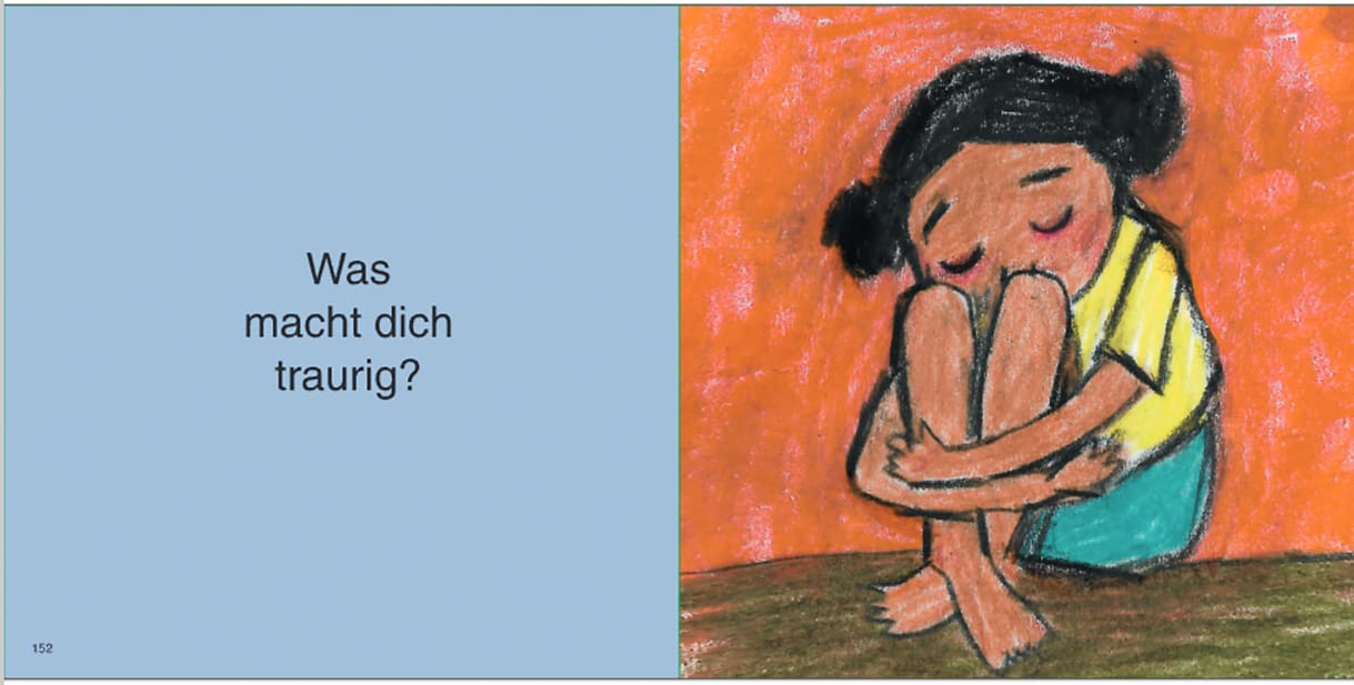 Doppelseite aus dem Bilderbuch 