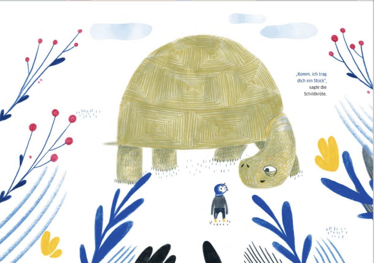 Doppelseite aus dem Bilderbuch 