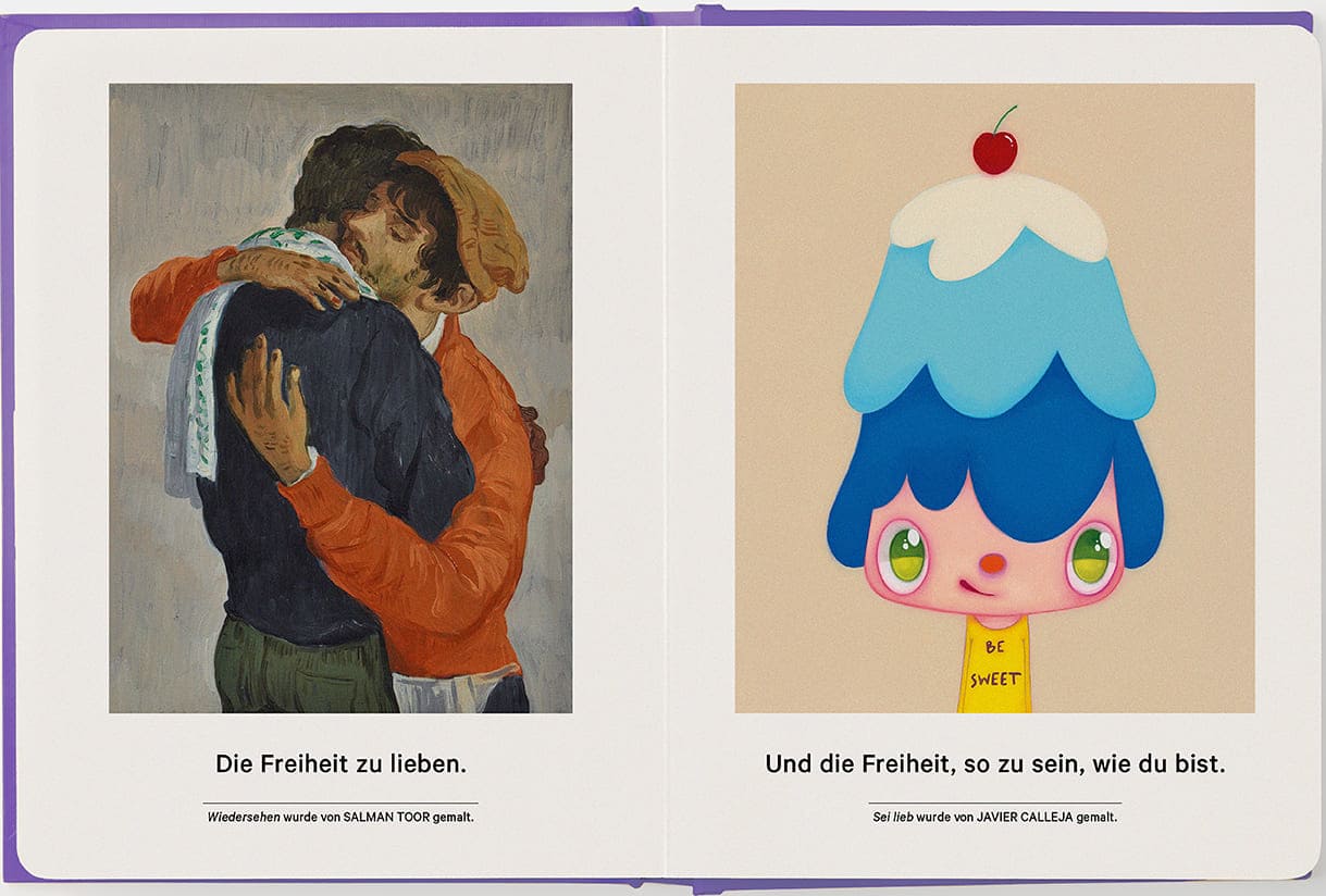 "Wiedersehen" von Slaman Toor und "Sei lieb" von Javier Calleja