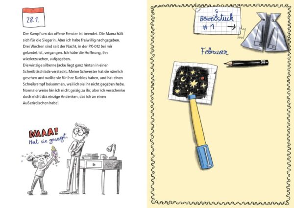 Doppelseite aus "Außerirdisch gut!"